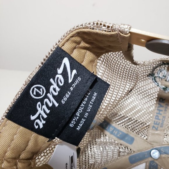 West Virginia Mountaineers Hat Cap Snap Back Camo Zephyr Support Our Troops OHT - Picture 12 of 13